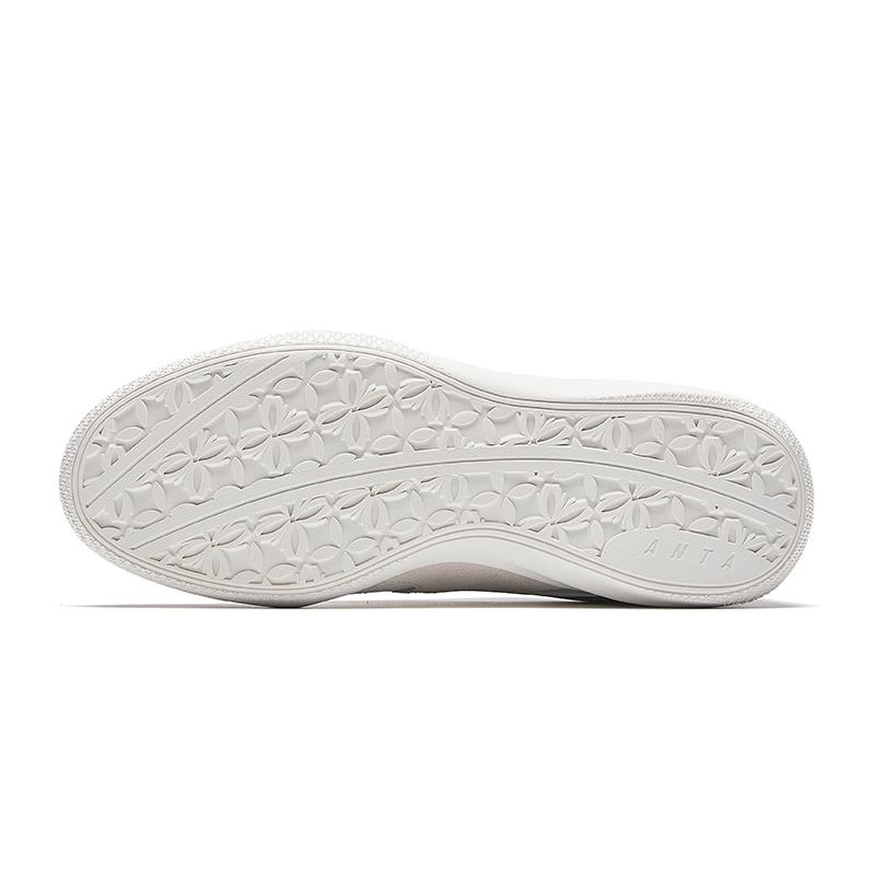 Anta Comfortable Retro Minimalist Trendy Low-Top Training Shoes Women sneaker Paper-White Rose Crimson 122548886-1