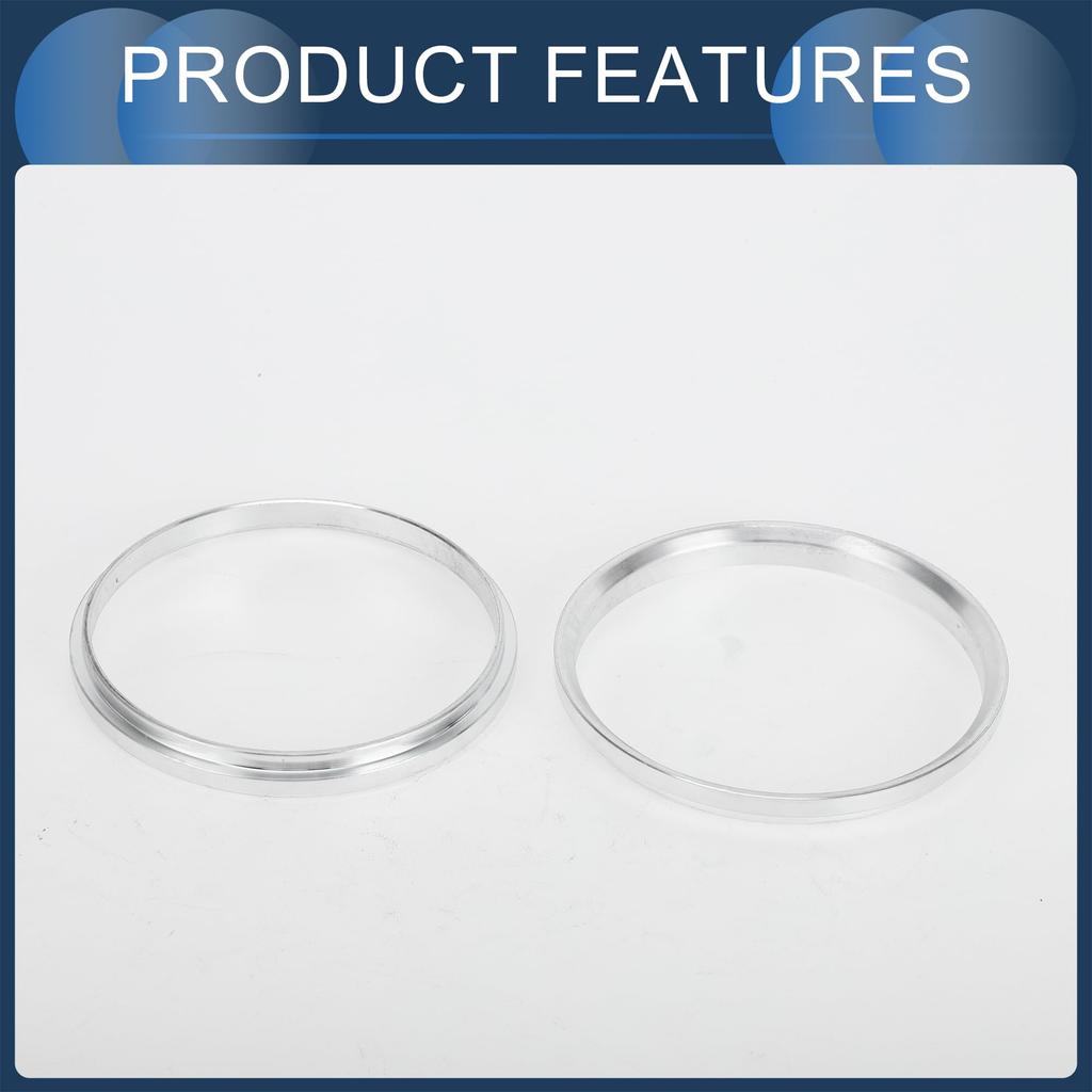 INFINAUTO Hub Centric Rings 74.1mm Inner to 82mm OD Vehicle Wheel Hub Rings Aluminum Alloy 4pcs