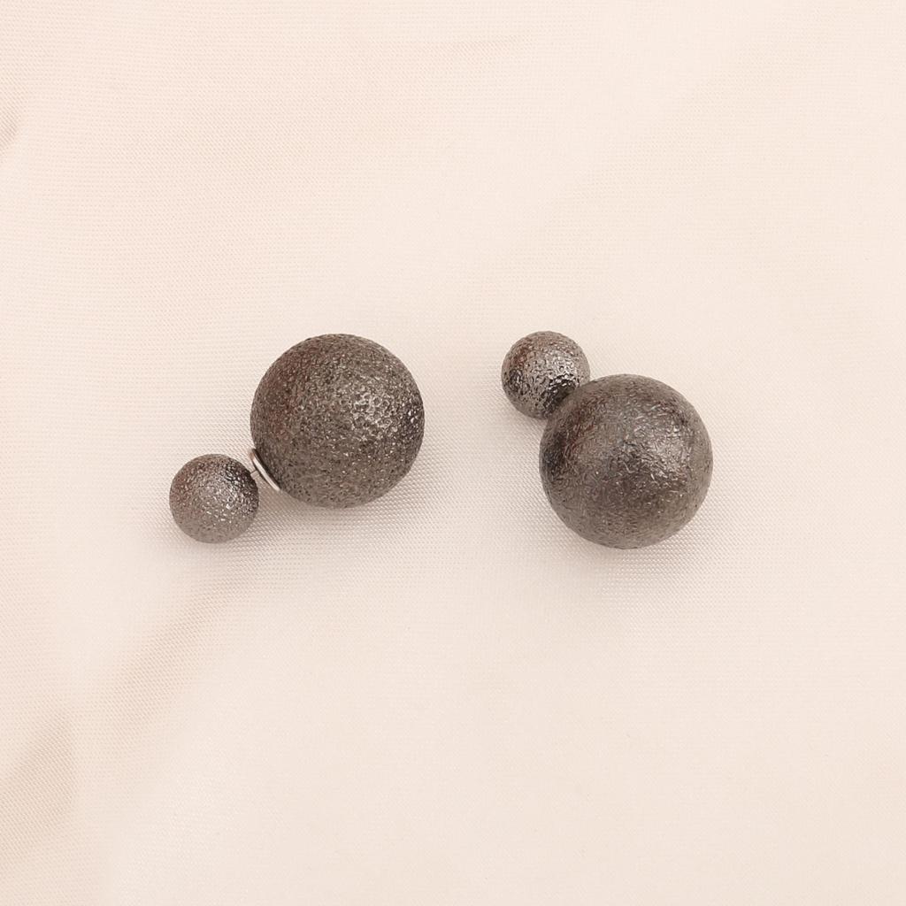 Classic Double-Sided Pearl Stud Earrings
