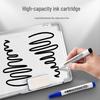 Erasable, Refillable Water-Based Whiteboard Markers - Black, Red, Blue - Large Capacity, Perfect for Offices & Teachers, Easy To Write.