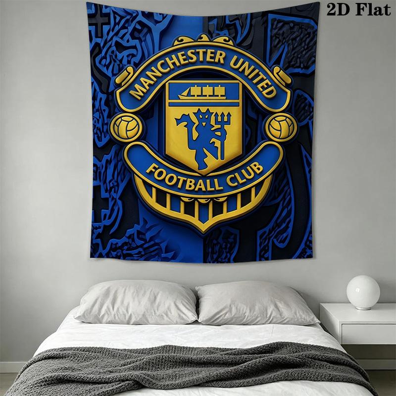 Manchester Football Club Logo Threepiece Set 1 Duvet Cover 2 Pillowcase Without Core Duvet Cover And Pillowcase Christmas Birthday Gift