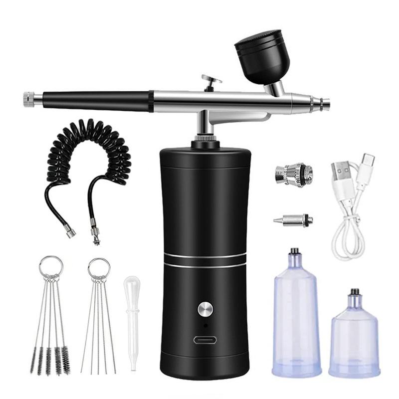 High-Pressure Nano Oxygen Injector & Airbrush Hydration Instrument for Beauty & Nail Art