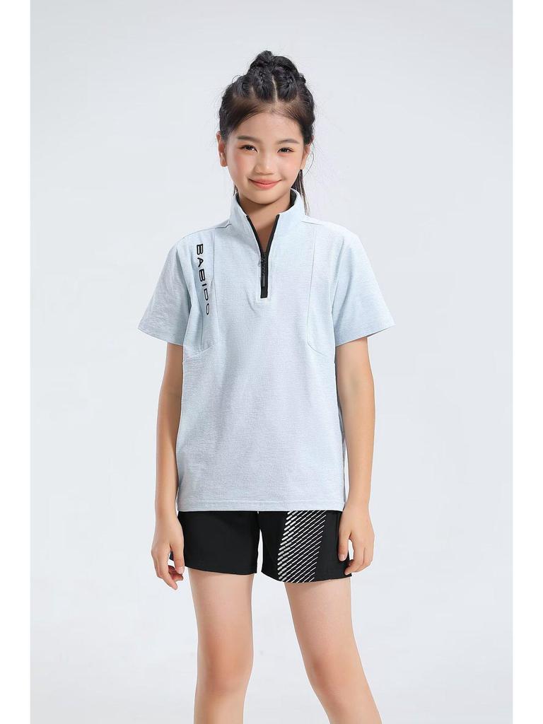 Unisex Quick-Dry Half-Zip Fitness Top for Outdoor Running