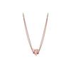 Rose 925 Silver Necklace Women Necklace Rose-Gold 388101NCC