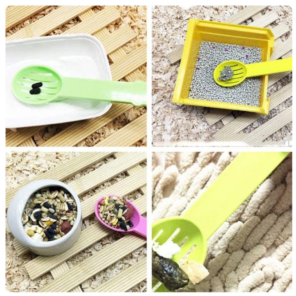 Mini Small Animal Litter Shovel Random Color Hamster Shovel Hamster Toilet Cleaning Scoop  Cleaning