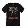 NIEUW Ghostface Slasher Unisex Zwart T-shirt Volwassen Ronde Hals US Maat Horrorfilm Unisex T-shirt