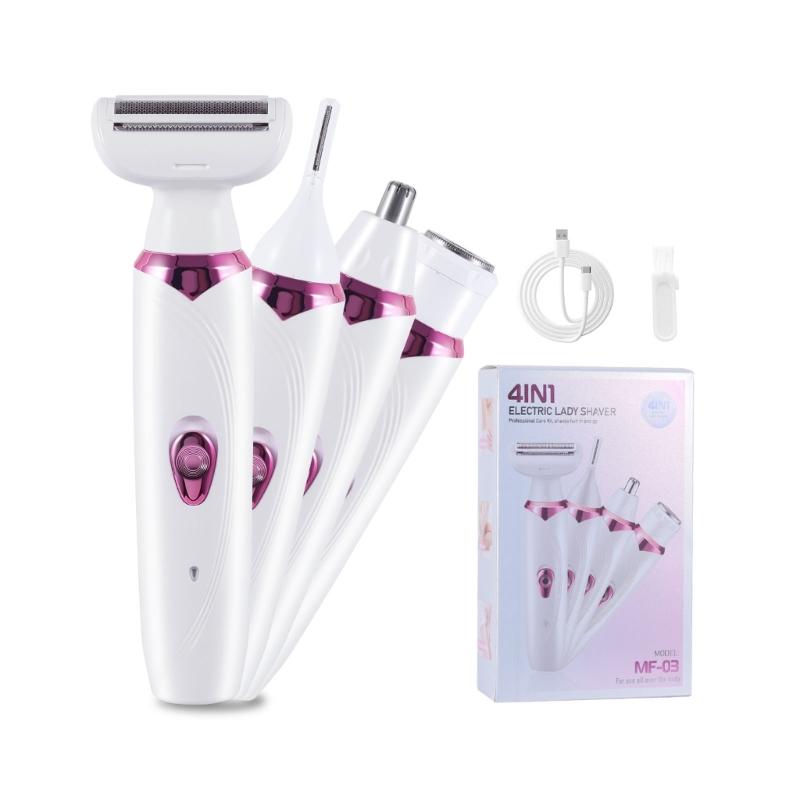 Rechargeable Body Hair Shaver Multifunctional Electric Hair Removal Device Arm Leg Face Shaving Tool For Smooth Shaving