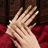 5/10pcs Adjustable Nail Accessories Zinc Zinc Alloy Styling Armor Set Fashion Nail Rings  Hanfu Costume