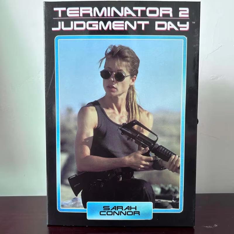 NECA Terminator 2 Tag der Abrechnung T-800 Sarah Connor Arnold Schwarzenegger Actionfigur Modell Spielzeug Sammlung Geburtstagsgeschenk