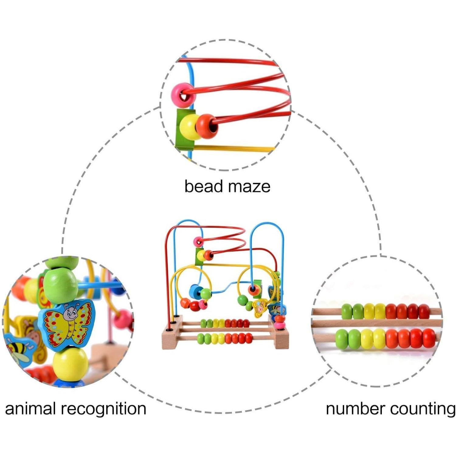 Деревянный автомобильный лук с тремя разными бантиками — фото 6