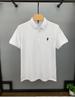 Men's High-End Summer Polo Shirt with Embroidered Pony Logo - Short Sleeve, Turn-Down Collar, Business Casual Top