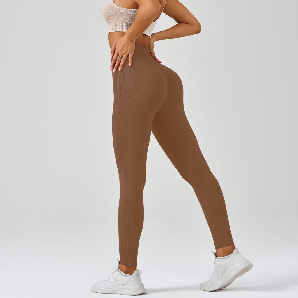 Seamless High-Waist Hip-Lift Sports Leggings