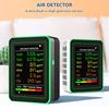 Intelligent Indoor Home Air Pollution Detectors Inspector with CO2, Temperature, Humidity, Formaldehyde, TVOC Monitoring