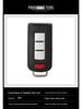 Compatible with Mitsubishi Outlander/Lancer/ASX Smart Key (3+1 Button, 433 MHz, 46 Chip)