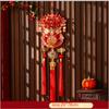 2026 Lucky Red Envelope Charm – Chinese New Year Horse Zodiac Decoration, Festive Fortune Pouch Hanging Ornament with "Fu" Symbol for Home, Car & Door