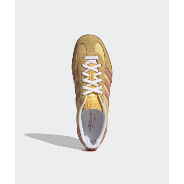 adidas Gazelle Indoor Semi Spark Wonder Clay Women Sneakers Yellow Cloud-White IE2959