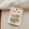 2pcs/set Cute Jelly Color Korean Fashion Kids Girl Hair Clip Triangle Candy Sweet Barrttes for Children BB's Clip Headwear
