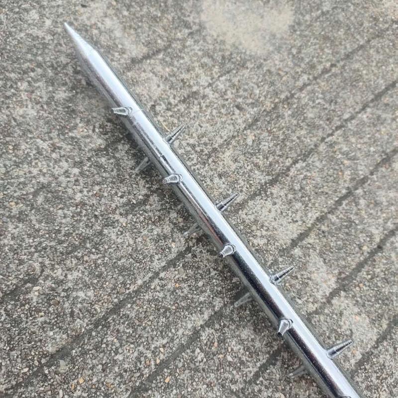 Portable Metal Self-Defense Spiked Baton