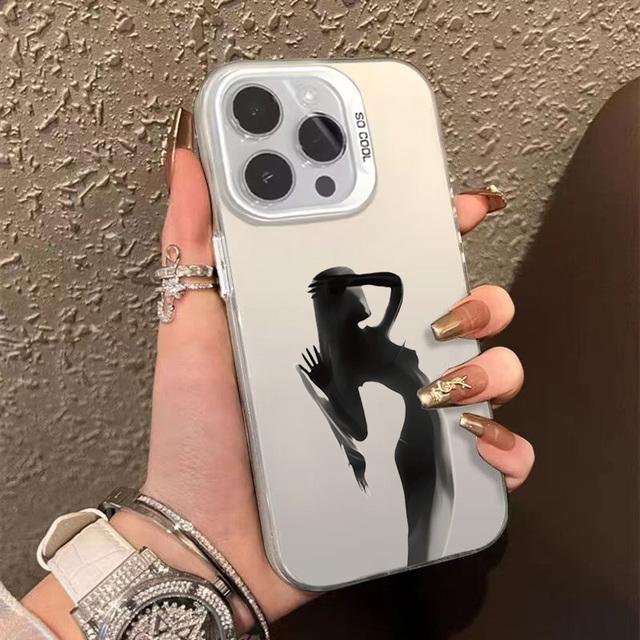 

Hair-Lifting Phantom Niche Personality Air Cushion Phone 11 12 13 14 15 Pro Max Cover For iPhone 16 Case for iPhone 16.