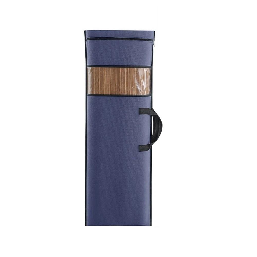 

Portable Mat Storage Bag Clear Window Dust-proof Mat Folding Dust Cover Thickened Double Zipper Foldable Storage Container L