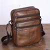 Borsa a Spalla in Pelle Unisex Borsa da Uomo Originale Fashi Versatile Business Commuter Borse a Tracolla con Comoda Tracolla Regolabile