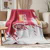 Heart of Midlothian Morbida e confortevole flanella Adatta per divani soggiorni campeggio all'aperto viaggi e fa anche un ottimo regalo di anniversario