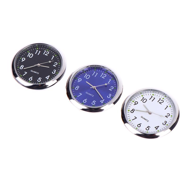 Automobile Air Outlet Dashboard Clock Stick-On Electronic Noctilucent Decoration Auto Ornament Car Accessories For Car