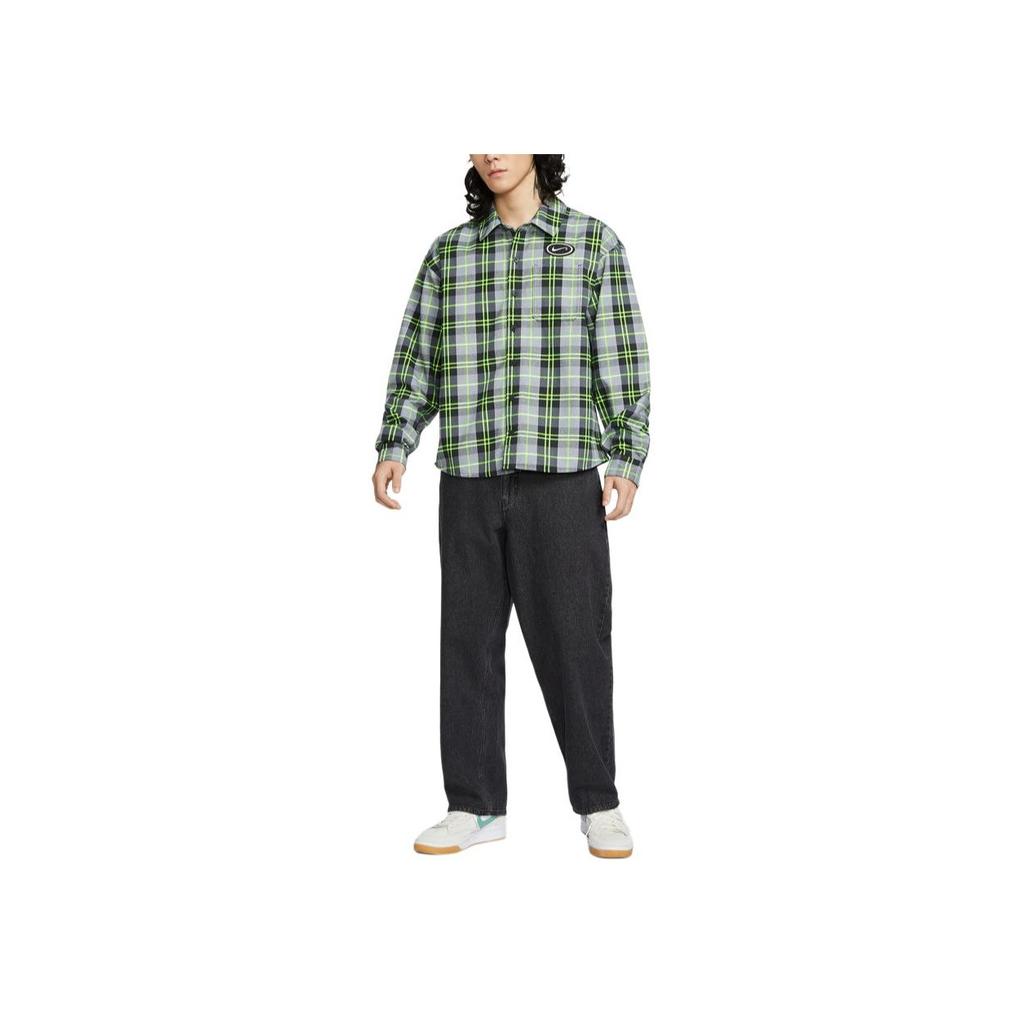 Nike Chemise à Manches Longues en Flanelle Boutonnée pour Homme HV0257-070