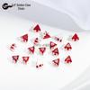 Strass con Griffa a Triangolo: Zircone di Vetro Cristallino 4x4/5x5mm per Braccialetti Fai da Te