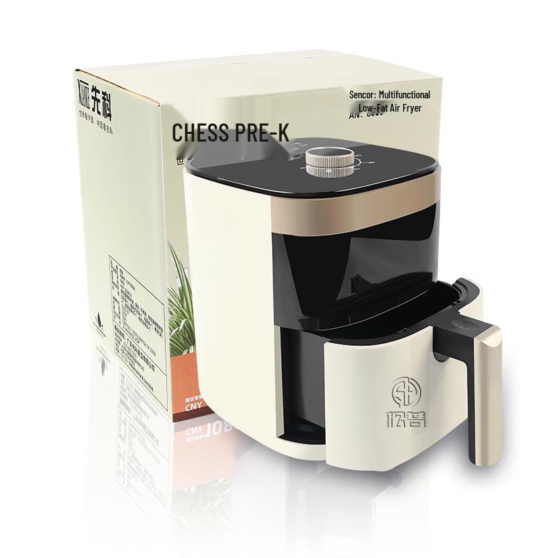 Friteuză cu aer multifuncțională Camel 6L - Capacitate mare, Complet automată, Design fără întoarcere.