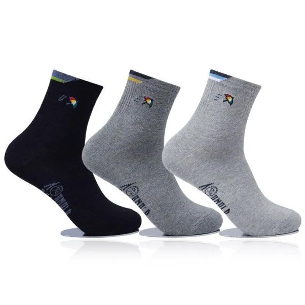 [Arnold Palmer] Men s Casual Socks Mid-Length 3 Pairs MS0319 FREE