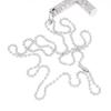 Durable Silver Cross Drum Key Necklace Jazz Drum Wrench for Drum Head Tuning