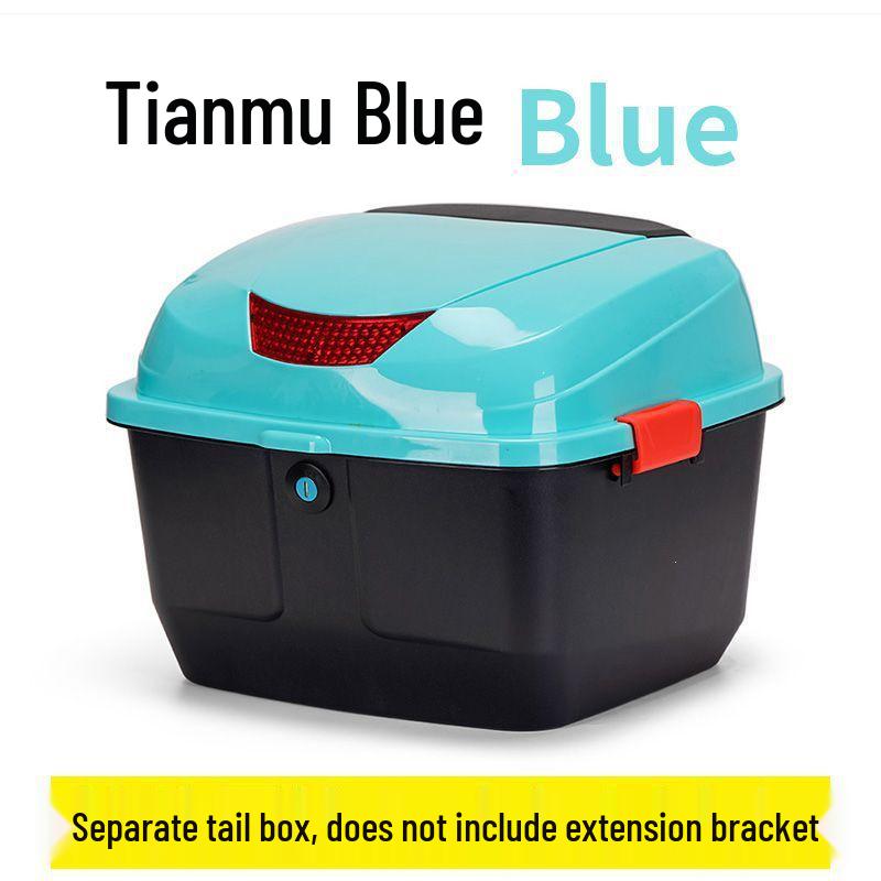 Universal Rear Trunk for Electric Bikes - Fits Aima, TaiLing, LvYuan with Storage & Battery Compartment, Bicycle Backrest Tail Box