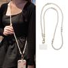 Universal Phone Anti-lost Lanyard Crossbody Necklace Phone Chain Long Beaded Straps For IPhone Xiaomi Samsung Huawei Pendants