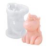 3D Cartoon Kitten & Unicorn Candle Mold Silicone Rabbit DIY Aromatherapy Epoxy Mold