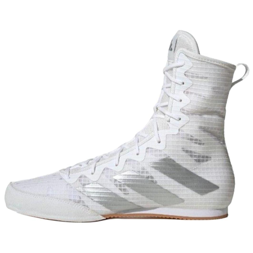 Adidas Box Hog 4 Comfortable Versatile Balance High-Top Training Shoes Unisex sneakers Silver JS4685 40⅔