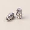10Pcs 201 Stainless Steel M6 Thread Straight Hydraulic Grease Fitting Grease Nozzle Connection Grease Nipples For Bearing
