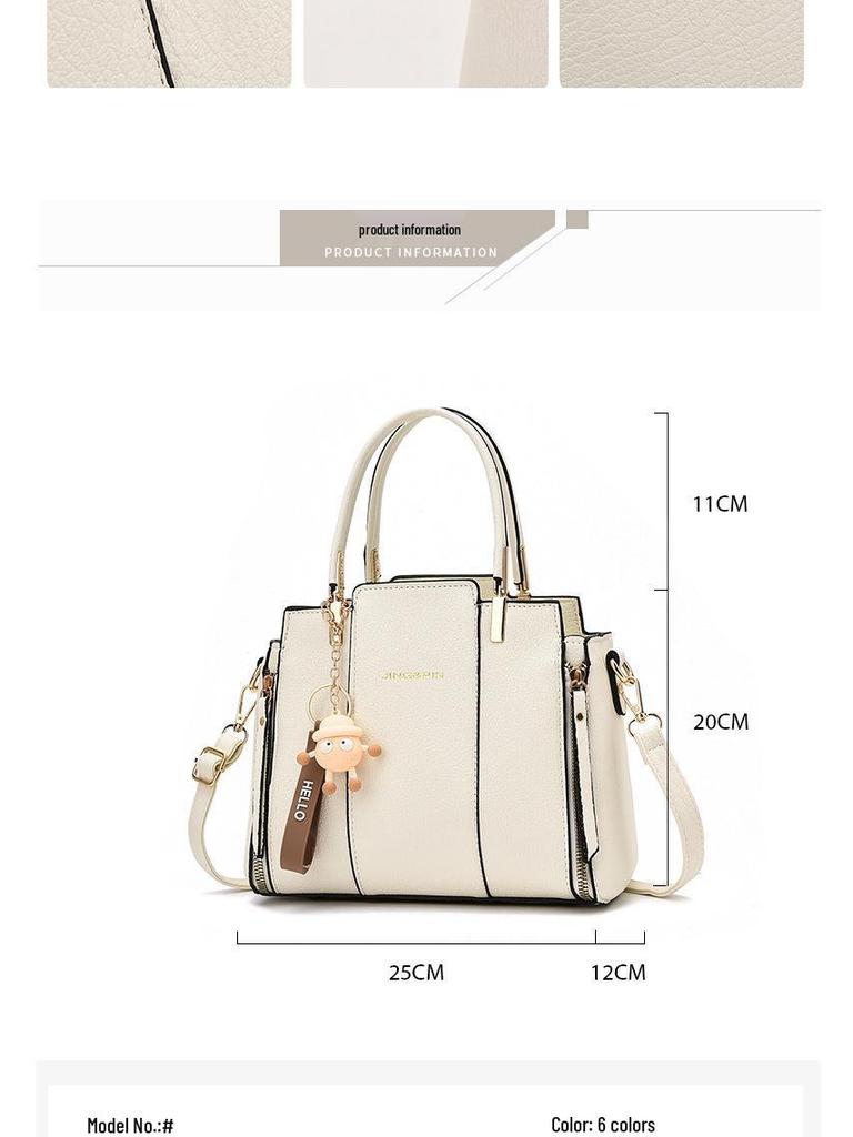 Damen Trend 2024 Handtasche mit großer Kapazität: Einfache, stilvolle und vielseitige Schulter-/Reise-Umhängetasche