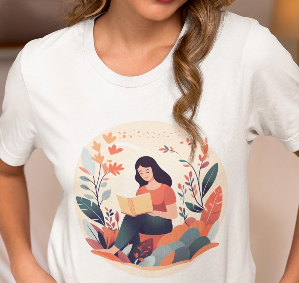 Reading T shirt - Reading - Read a Book - Library - %100 Cotton Unisex T-Shirt XXL