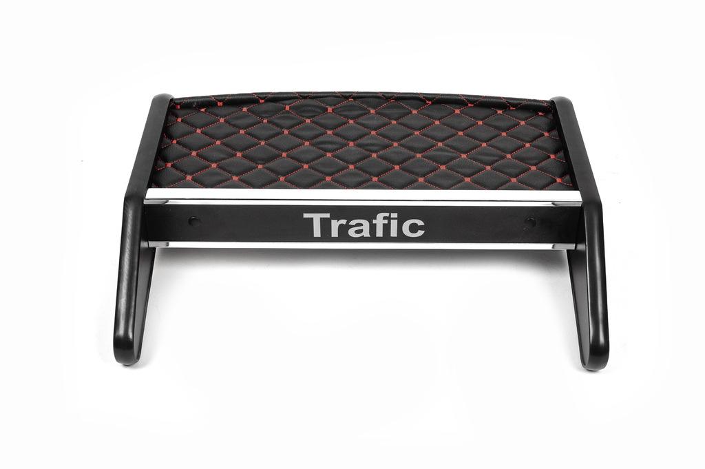 Shelf On Panel (2010-2014, Black with Red Thread) for Renault Trafic