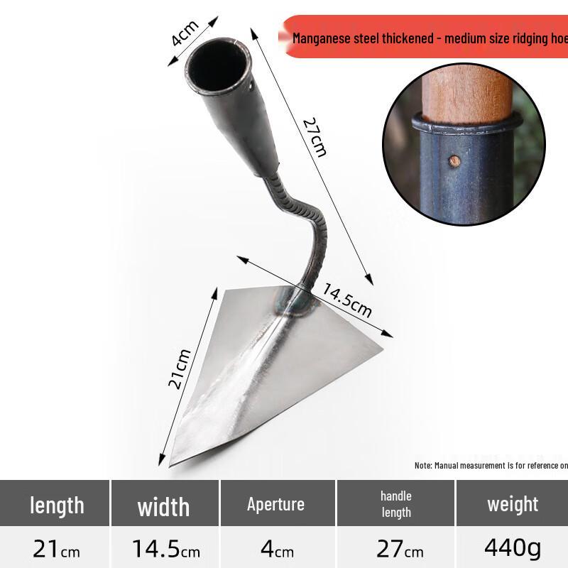 WEDO Multipurpose Manganese Steel Hoe CN plug (adapter included)