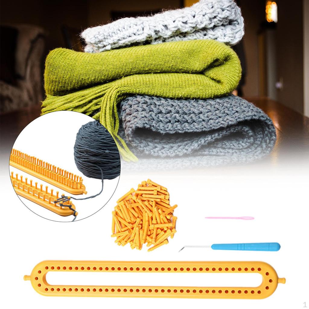 Adjustable Knitting Loom Kit for DIY Projects