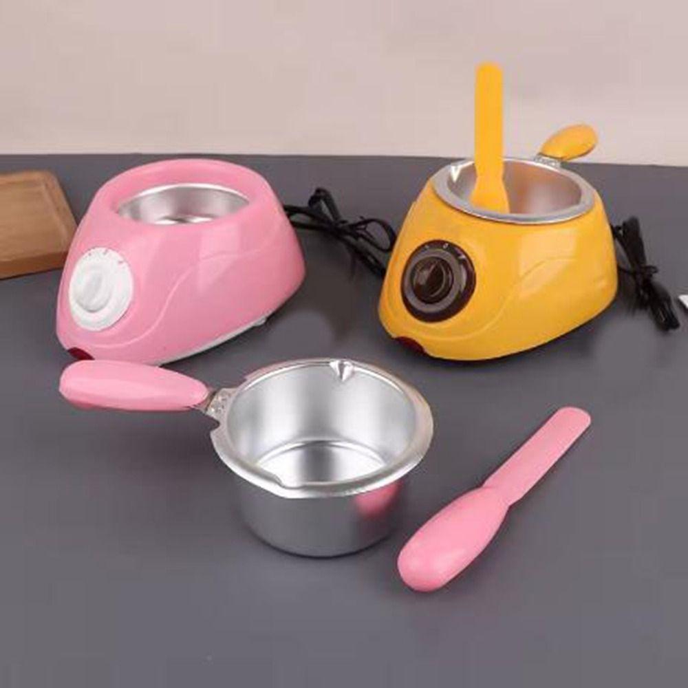 EU Plug Chocolate Melting Machine Stainless Steel/Plastic Chocolate Fondue Maker  For Home