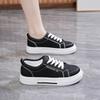 2025 Women Fabric Casual Shoes Trend Spring Autumn All-match Women Platform Sneakers Simple Breathable Flats Canvas Shoes Mujer