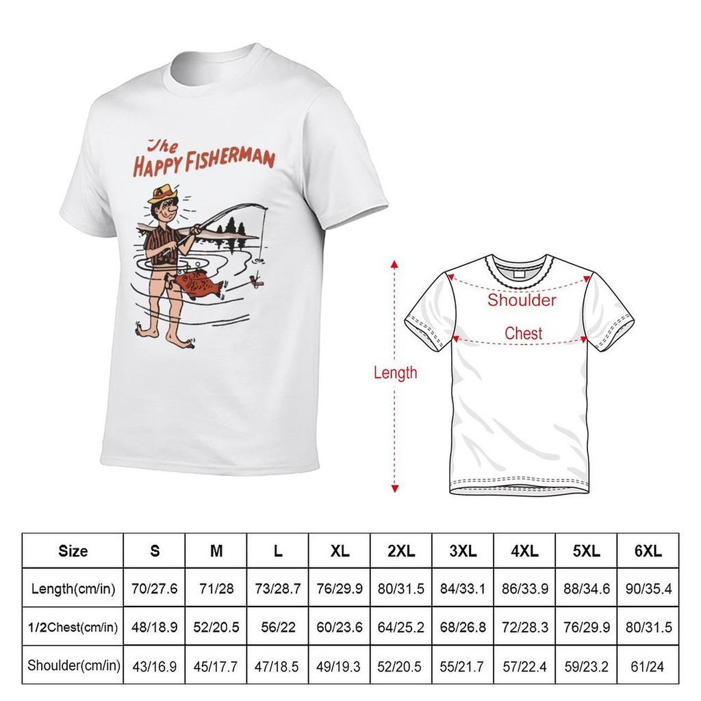 Nuova T-shirt Il Pescatore Felice t-shirt divertenti t-shirt personalizzate t-shirt grafica t-shirt da allenamento per uomo