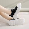 Woman Platform Sneakers Women Casual Shoes Female Canvas Shoes Tennis Ladies Walking Chunky Sneakers Lace Up Shoes D111