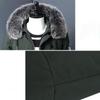 Großer Pelzkragen Daunenjacke Herren Winter Verdickung Baumwolljacke Lang Schlank Mit Kapuze Oberbekleidung Freizeitjacke Wilde Reißverschluss Warme Daunenmäntel