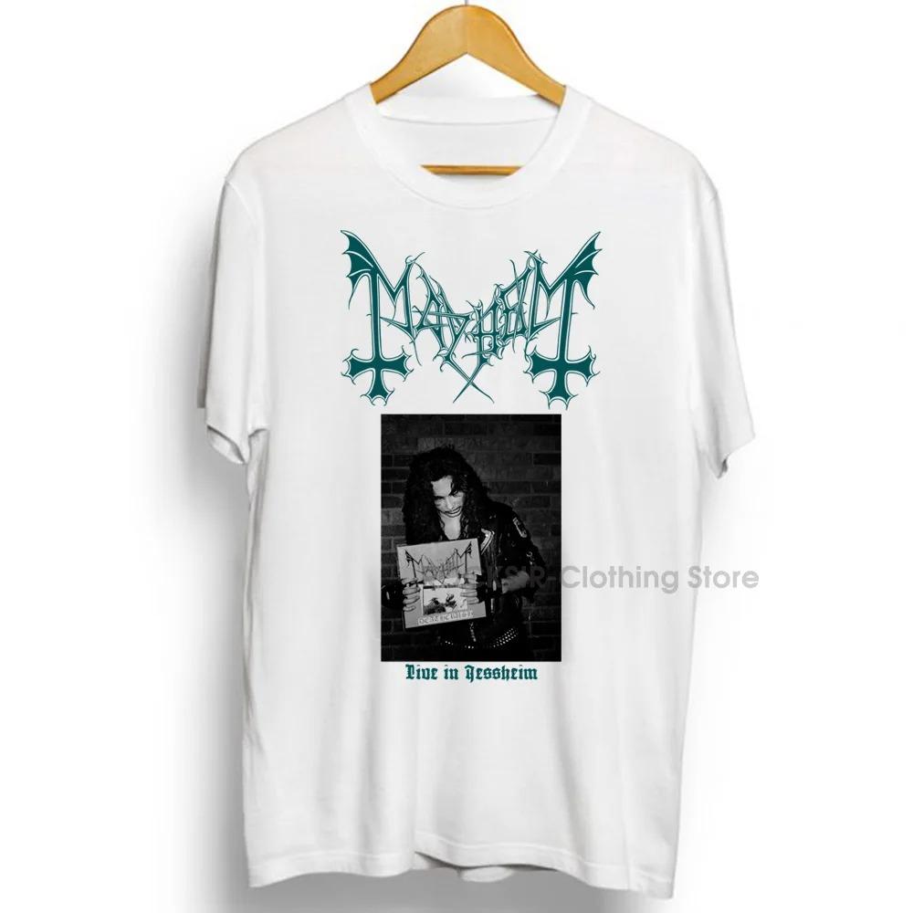 Rapper Mayhem Death Metal Cool T Shirt Men Women Oversized Tee Shirts 2022 Summer Short Sleeve Fashion Cotton Tees Tops XS-3XL