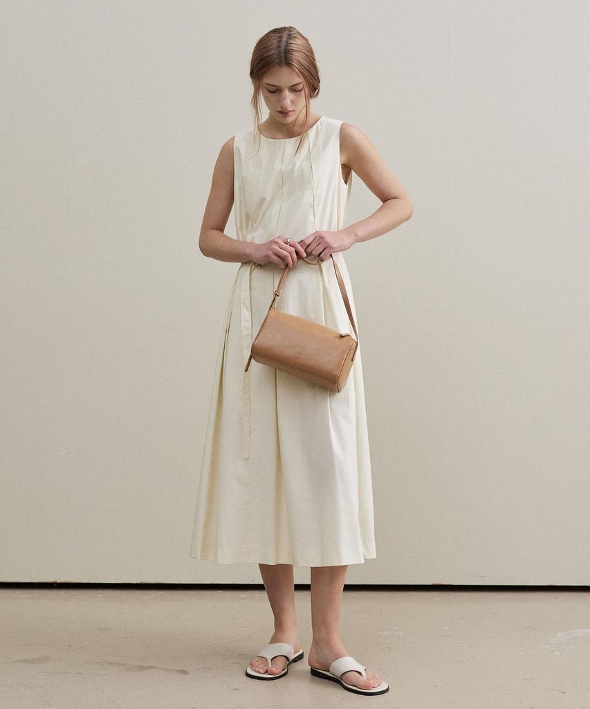 Artid Pull-Up Leather Mini Bag_Sand Beige