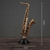 Resin Handicrafts Golden Violin Saxophone Simulation Musical Instrument Sculpture Decorative Ornaments Home Decoration